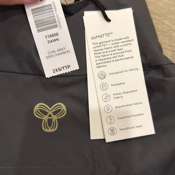 Aritzia Gray Dawn Jacket Golden - Picture 8 of 8